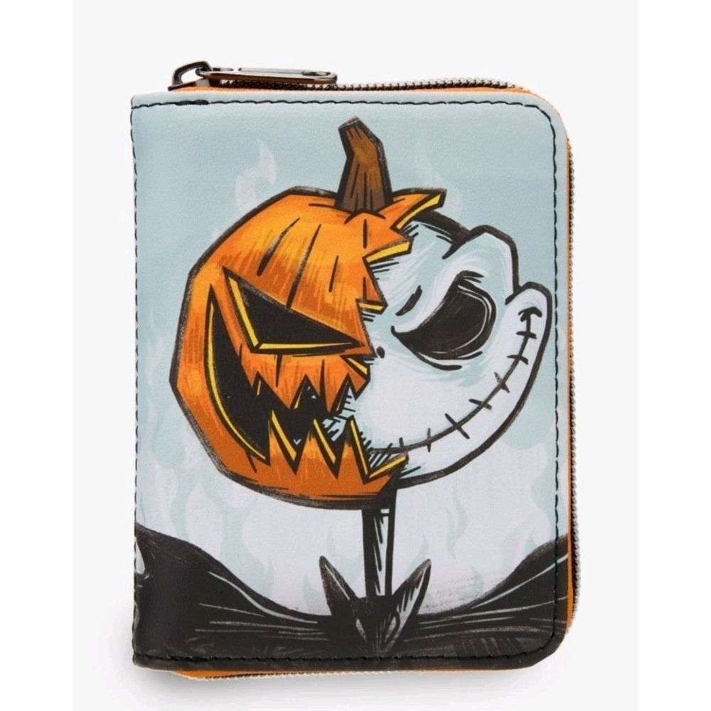 Disney The Nightmare Before Christmas The Pumpkin‎ King Jack Skellington Wallet!